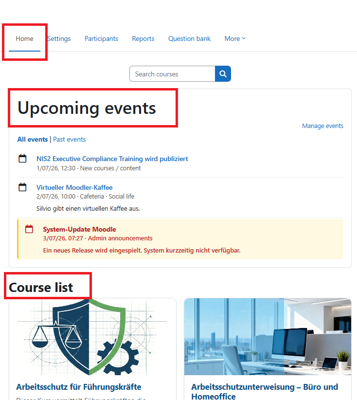 Custom-defined homepage 1